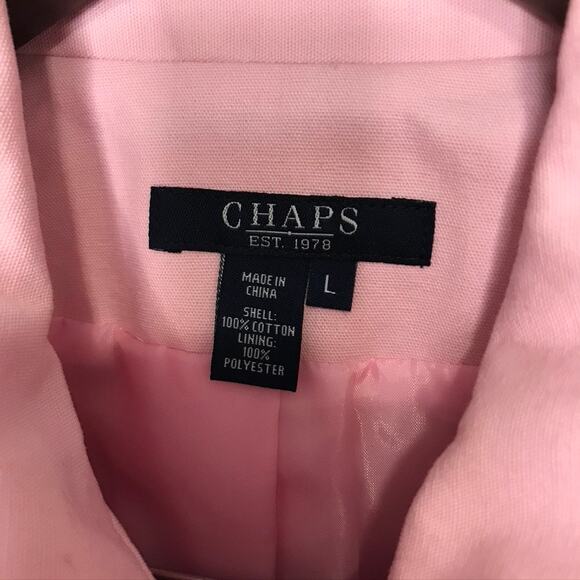 Chaps Pink Pea Coat Tailored Elegance - Picture 6 of 9